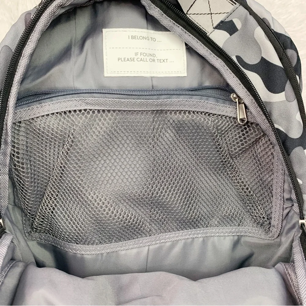 Pottery Barn Kids‎ Camouflage Gray and Black Backpack